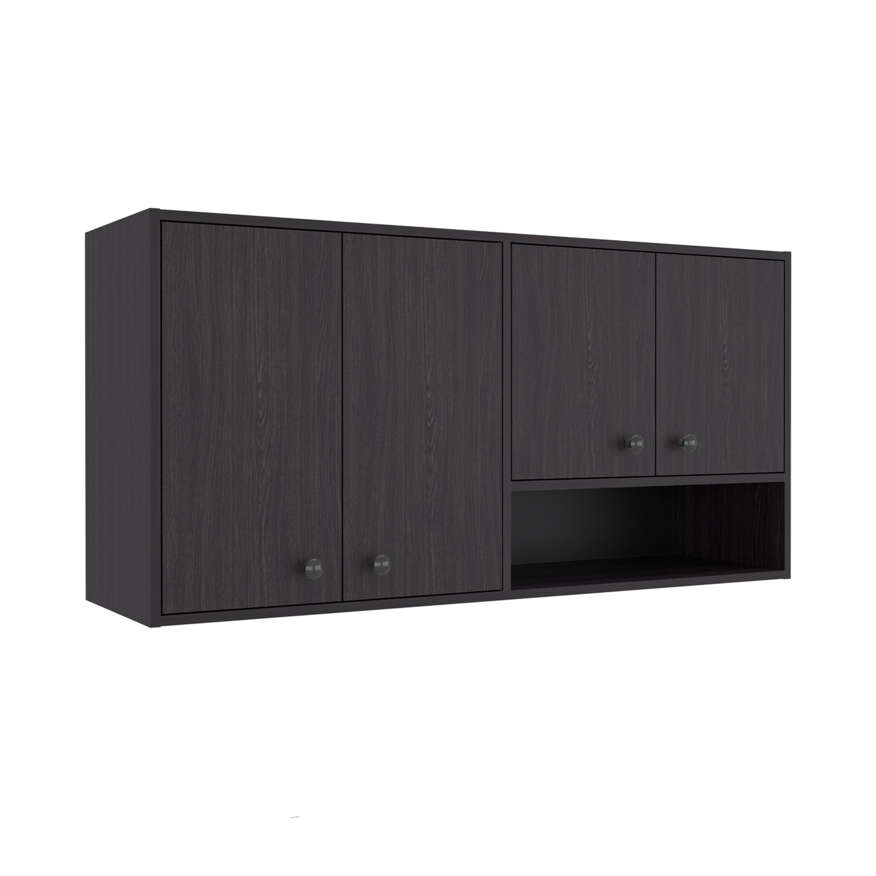 Napoleon Wall-Mounted Kitchen Cabinet with 4 Door Closed Sto - Wengue